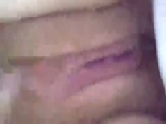 My drowsy hotwife's juicy shaggy cunt in the morning